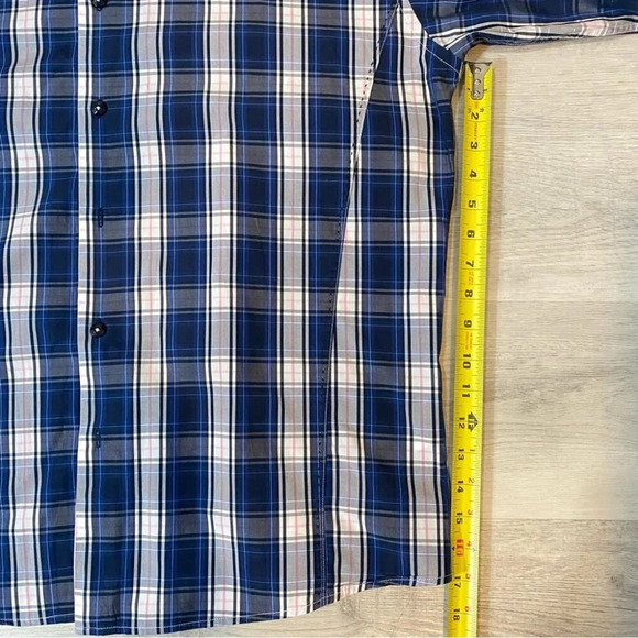 Absolute Rebellion French Style Bold Dress Down Slim Fit Shirt XXL - Picture 9 of 16